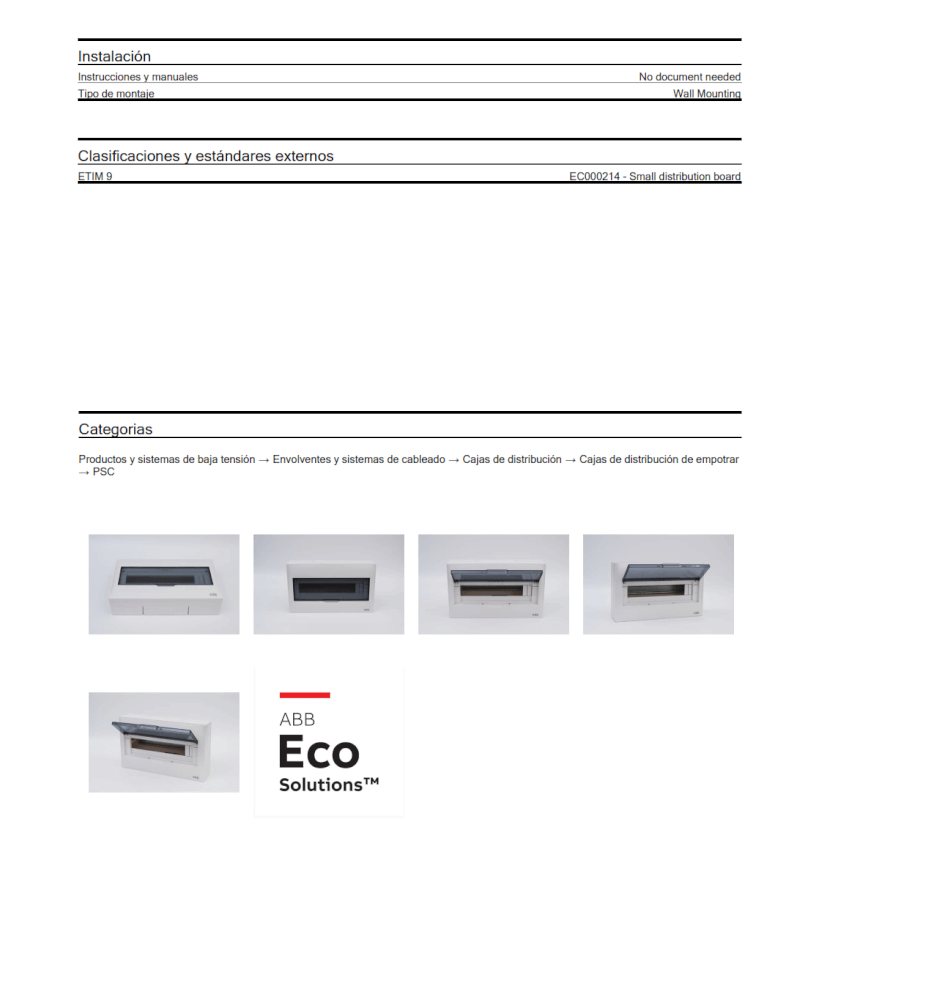 ตู้คอนซูมเมอร์ใส่เบรกเกอร์ 16 ช่อง ABB PSC116 Consumer Unit IEC IP40 Plastic Box & Cover_8